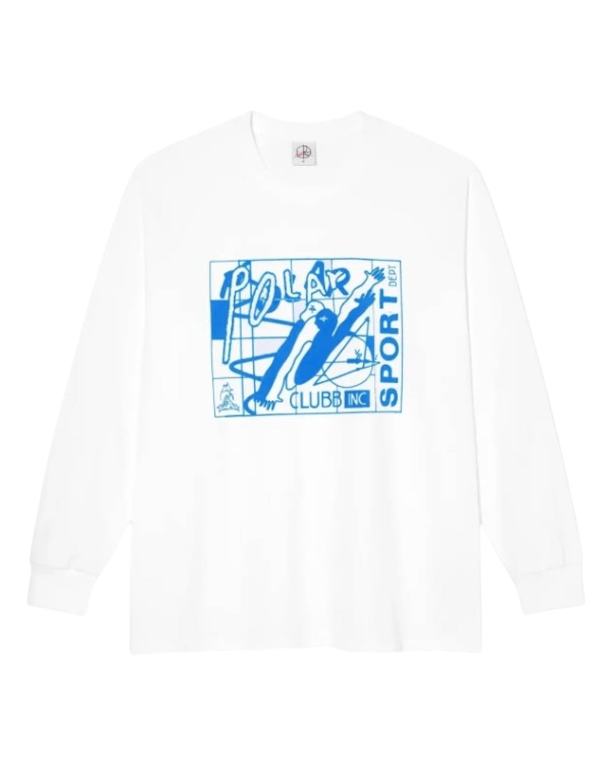 Polar Co. Clubb Inc Longsleeve - White - Spin Limit Boardshop