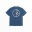 Polar Co. Contrast Stroke Logo Tee - Grey Blue - Spin Limit Boardshop