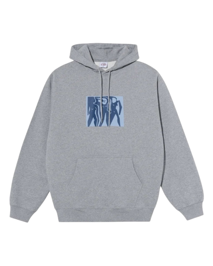 Polar Co. Cut Outs Hood - Heather Grey - Spin Limit Boardshop