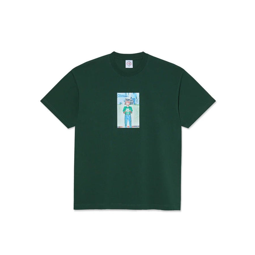 Polar Co. J Teeth Tee - Dark Green - Spin Limit Boardshop