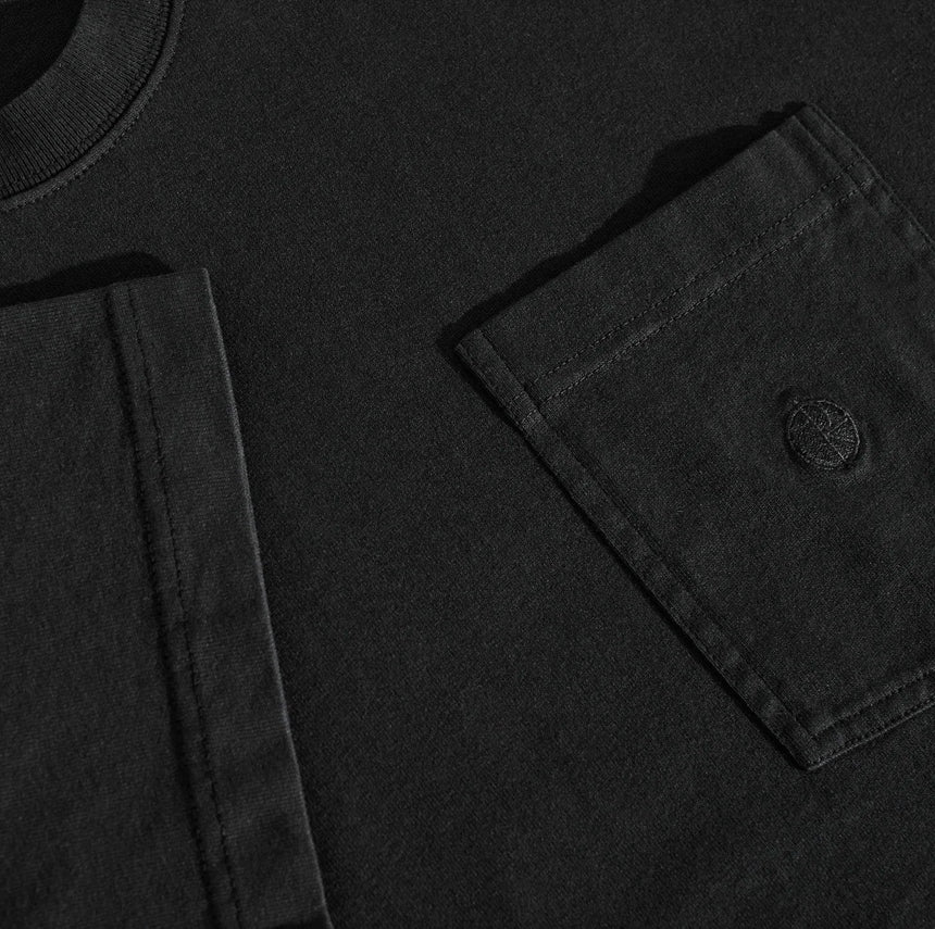 Polar Co. Pocket Tee - Black - Spin Limit Boardshop