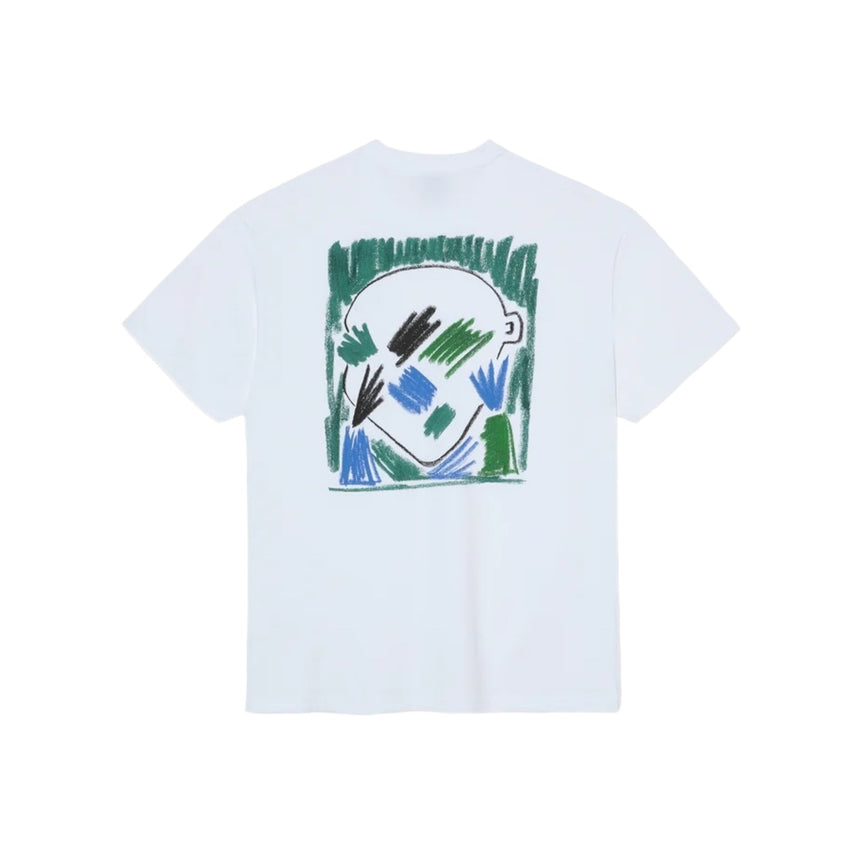 Polar Co. Potrait Tee - White - Spin Limit Boardshop