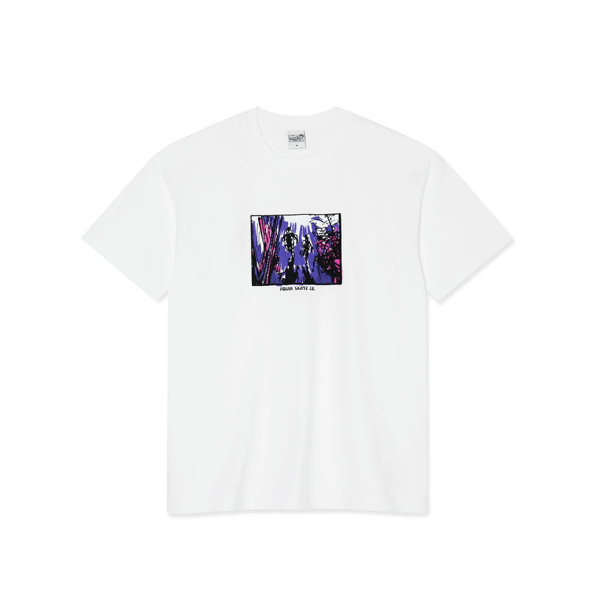 Polar Co. Running Tee - White - Spin Limit Boardshop