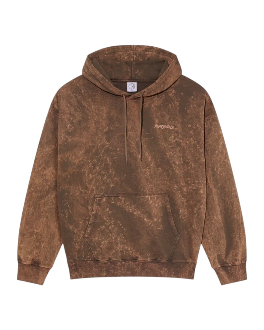 Polar Co. Surf Logo Acid Frank Hood - Brown - Spin Limit Boardshop