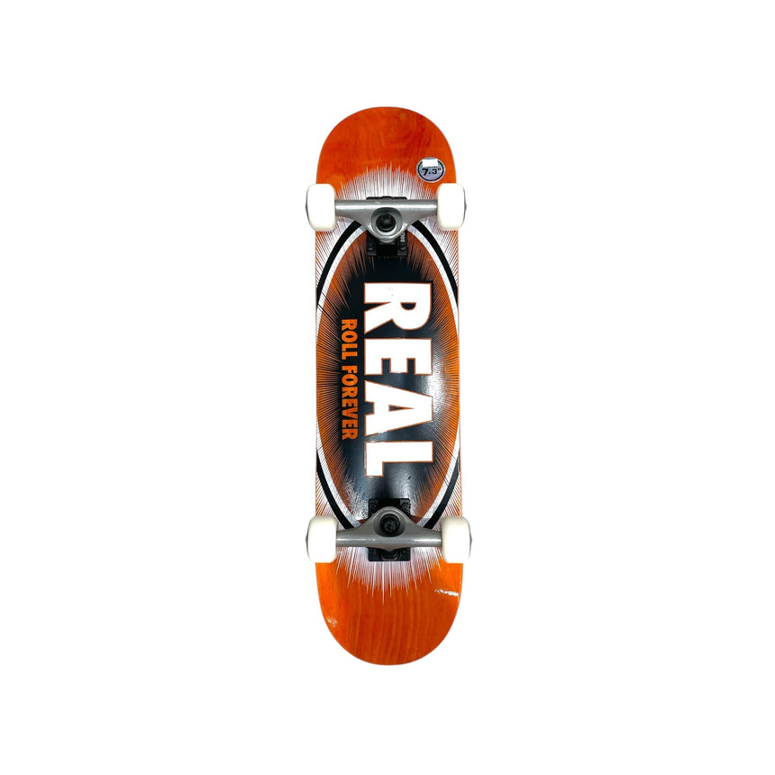 Real Eclipse Oval Orange Youth Complete - 7.3 - Spin Limit Boardshop