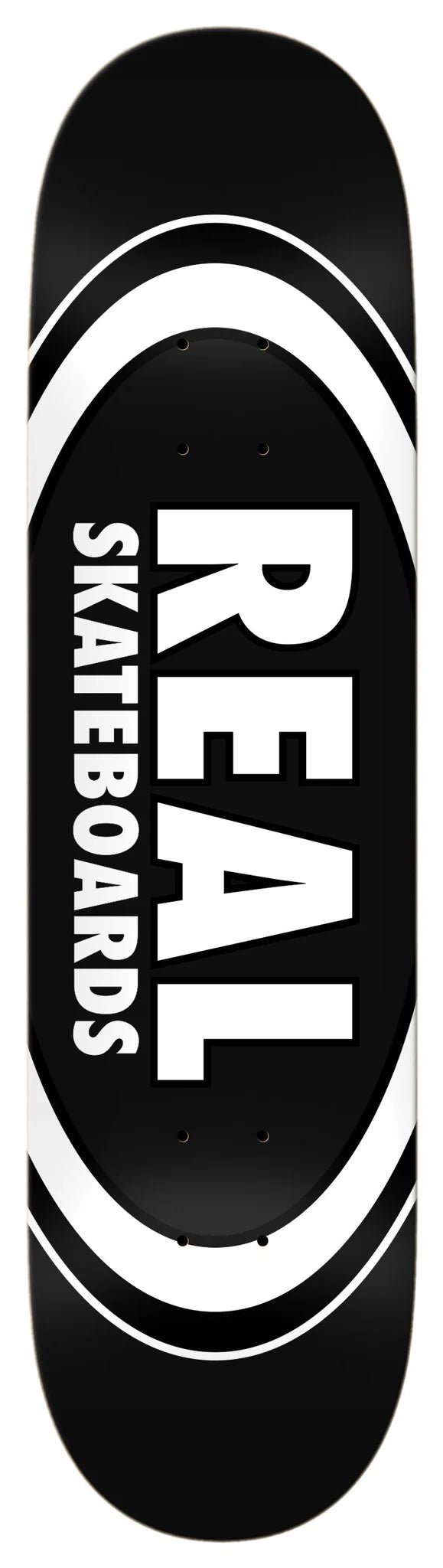 Real Team Classic Oval Black Board - 8.25 - Spin Limit Boardshop