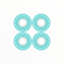 Ricta Clouds Wheels - Transparent Aqua - Spin Limit Boardshop