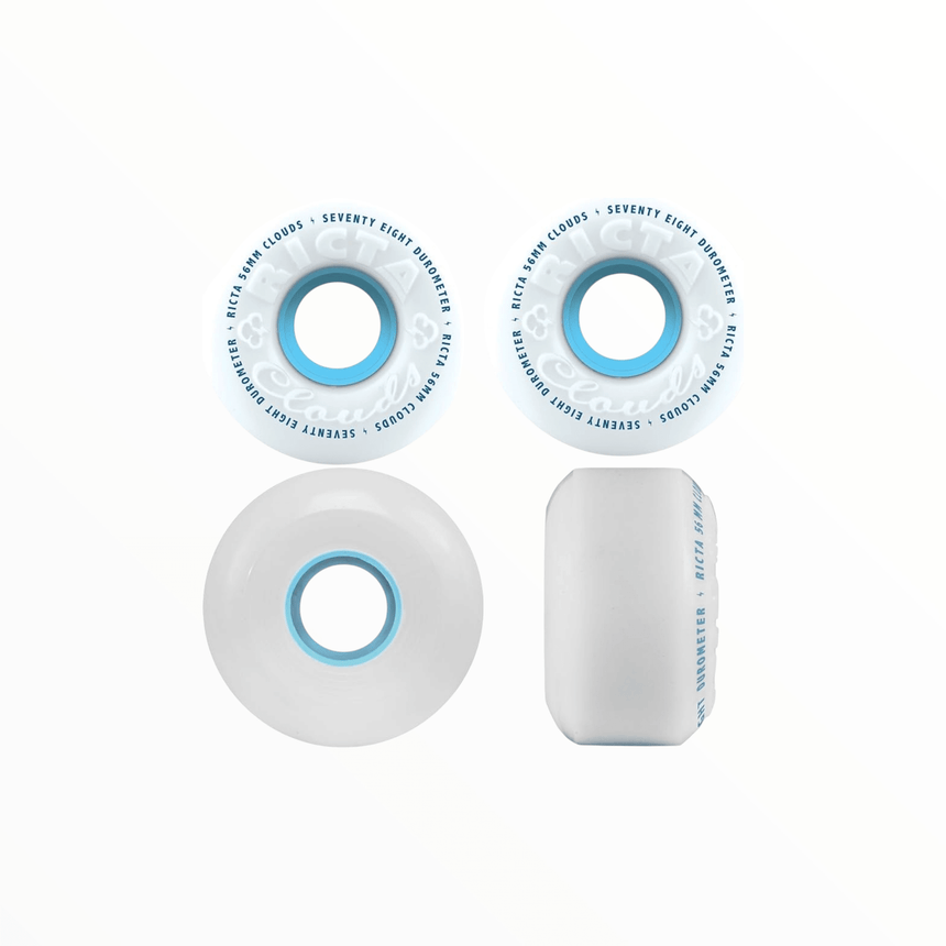 Ricta Clouds Wheels - White - Spin Limit Boardshop
