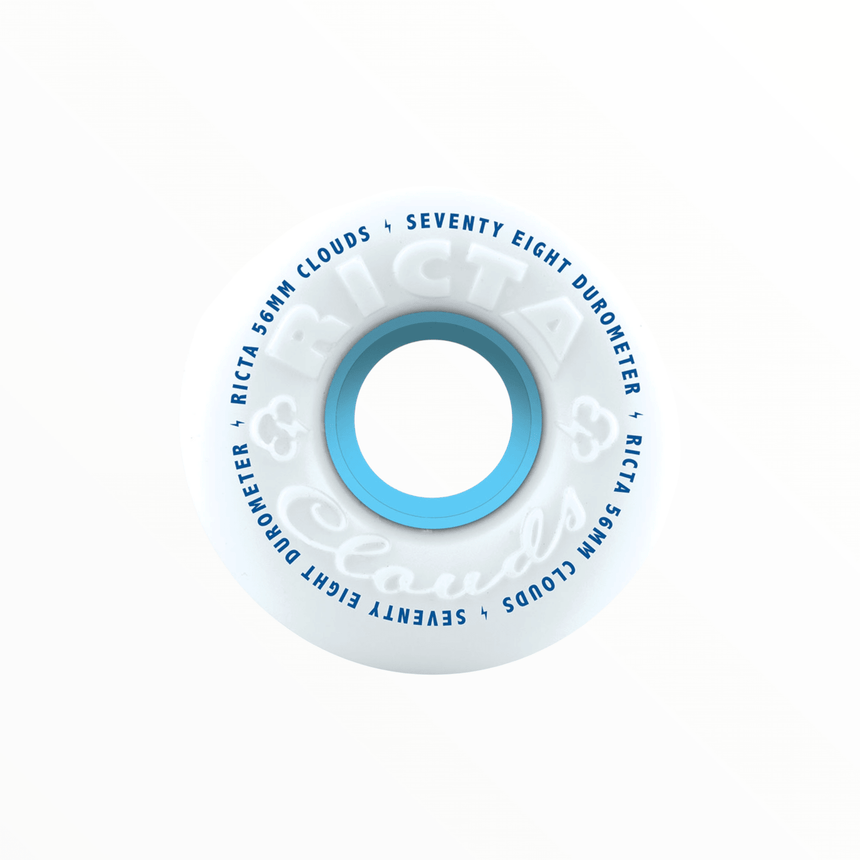 Ricta Clouds Wheels - White - Spin Limit Boardshop