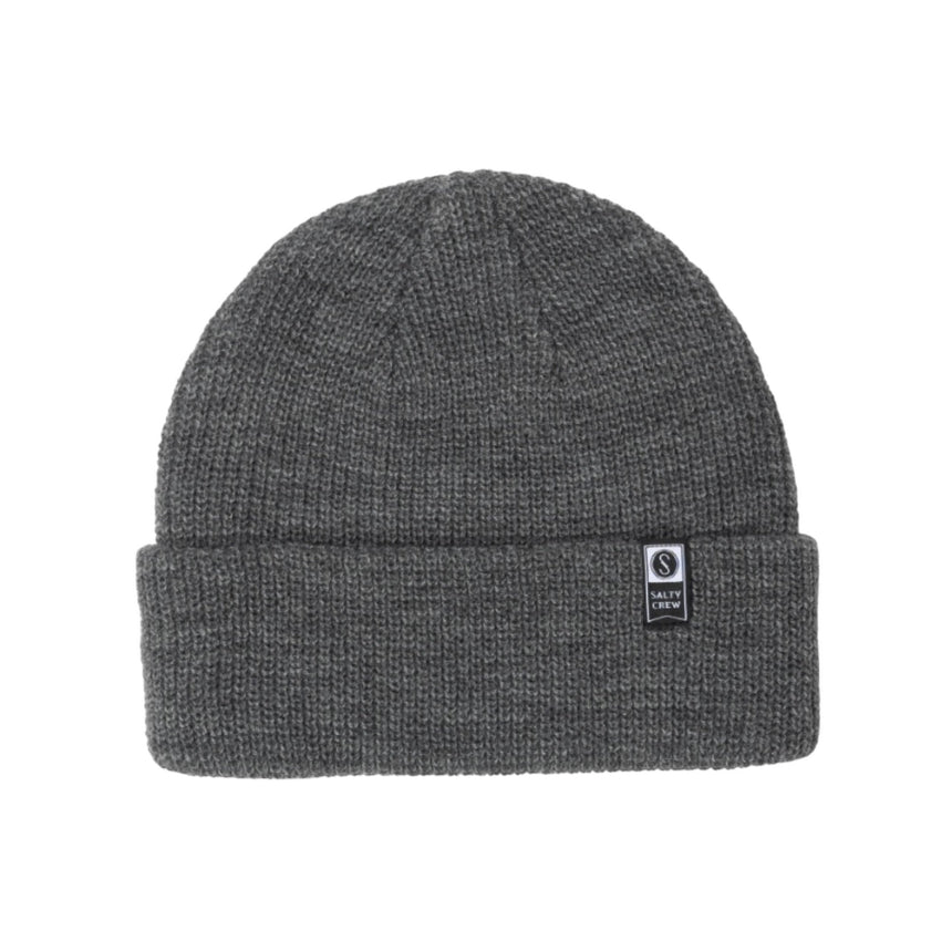 Salty Crew Alpha Beanie - Charcoal Heather - Spin Limit Boardshop