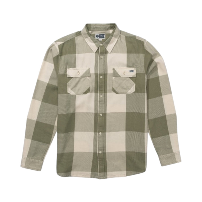 Salty Crew Daybreak Flannel - Birch Leaf Clover - Spin Limit Boardshop