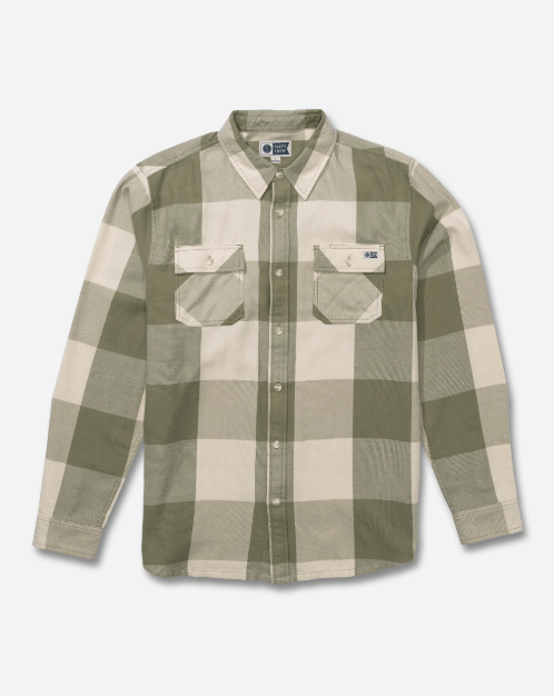 Salty Crew Daybreak Flannel - Birch Leaf Clover - Spin Limit Boardshop