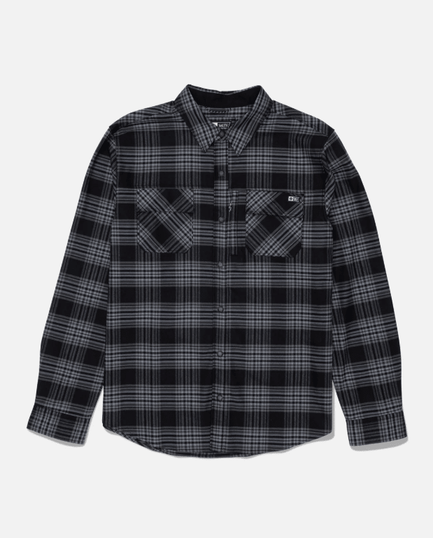 Salty Crew Fathom Tech Flannel - Dark Grey - Spin Limit Boardshop