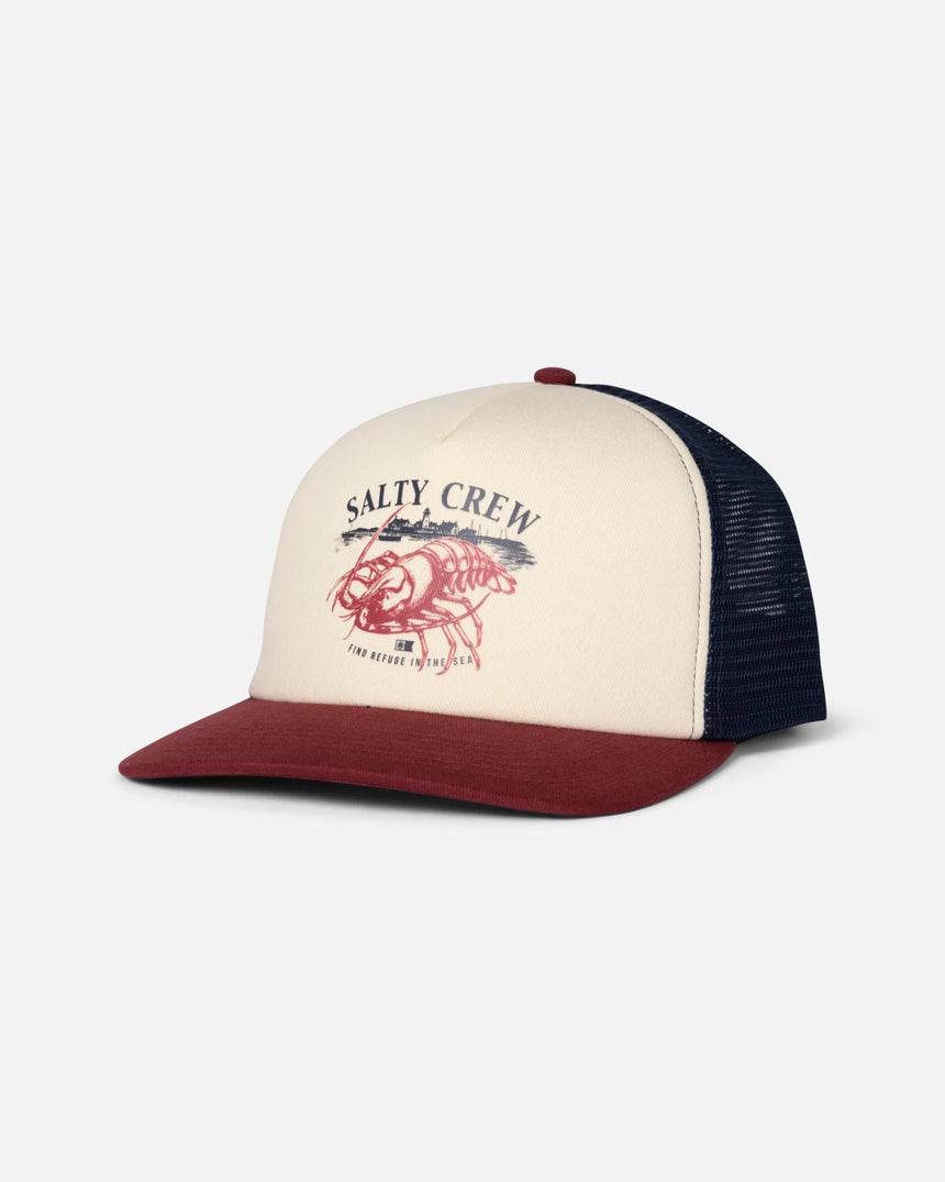 Salty Crew Good Times Foamie Trucker Hat - Garnet - Spin Limit Boardshop
