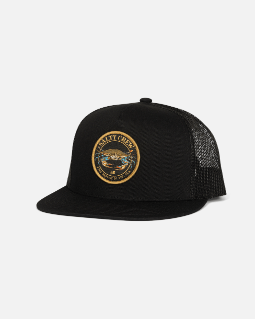 Salty Crew Jimmy Trucker Hat - Black - Spin Limit Boardshop
