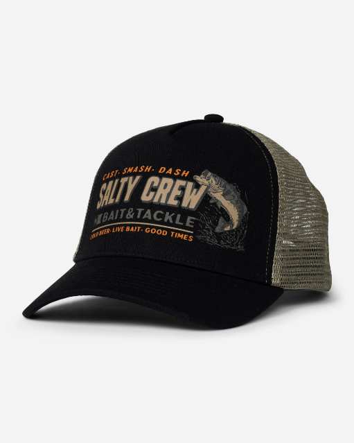 Salty Crew Live Bait Trucker Hat - Phantom - Spin Limit Boardshop