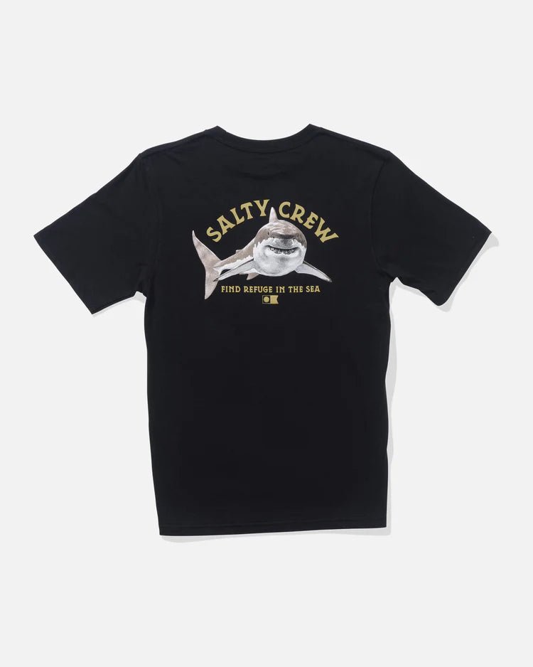 Salty Crew Lurking Tee - Black - Spin Limit Boardshop