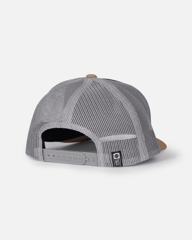 Salty Crew Pinnacle 2 Retro Trucker - Grey Tan - Spin Limit Boardshop