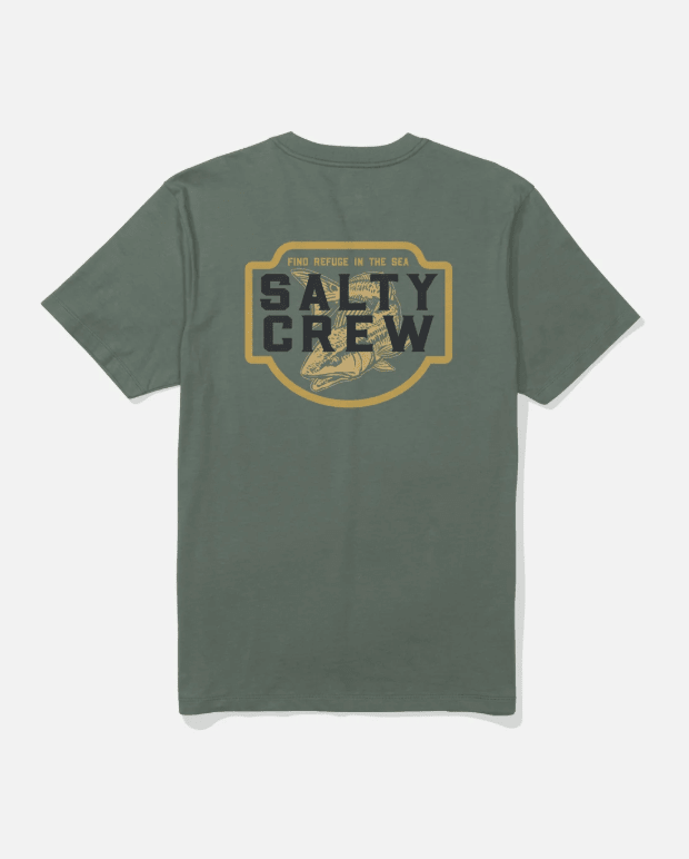 Salty Crew Red Drum Tee - Laurel Wreath - Spin Limit Boardshop