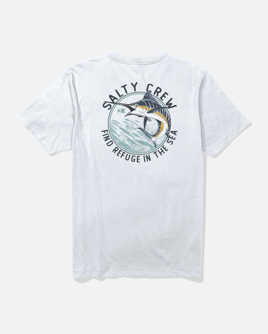 Salty Crew Schooled Classic Tee - White - Spin Limit Boardshop