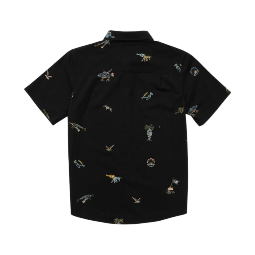 Salty Crew Session Button Up - Black - Spin Limit Boardshop