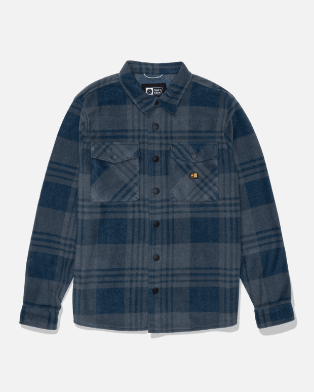 Salty Crew Shelter Polar Shirt - Navy - Spin Limit Boardshop