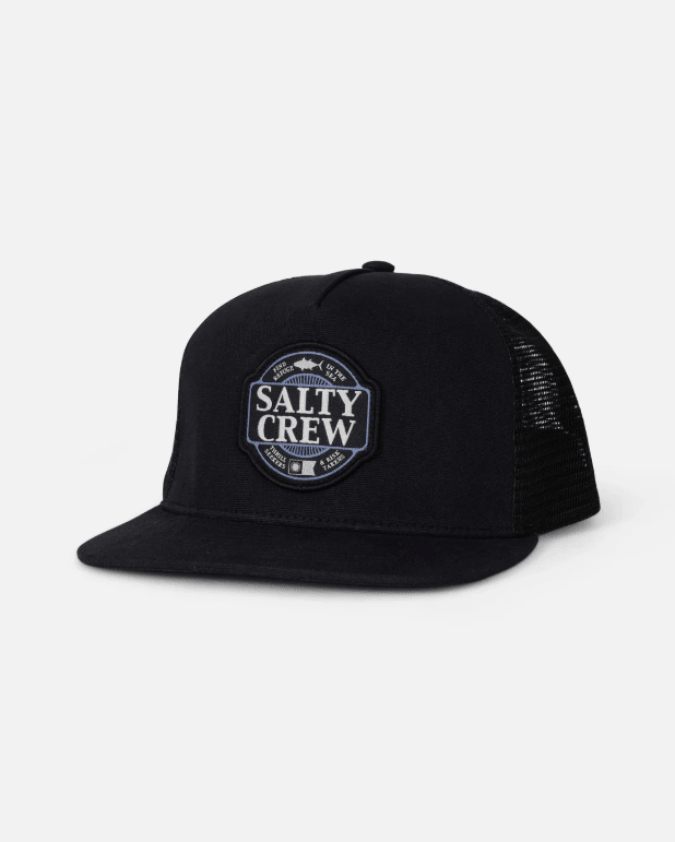 Salty Crew Split Fill Trucker - Black - Spin Limit Boardshop