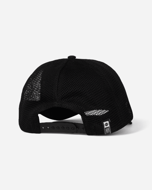 Salty Crew Stamped Trucker Hat - Black - Spin Limit Boardshop