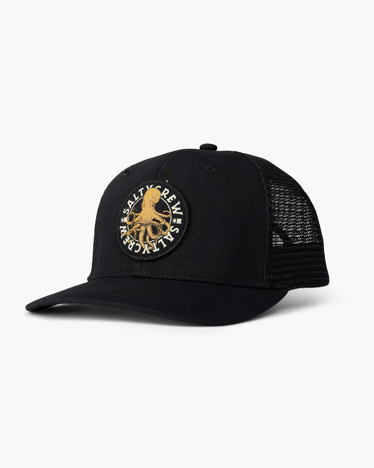 Salty Crew Tentacles Retro Trucker - Black - Spin Limit Boardshop