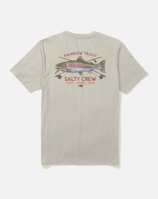 Salty Crew Trout Mount Tee - Bone - Spin Limit Boardshop