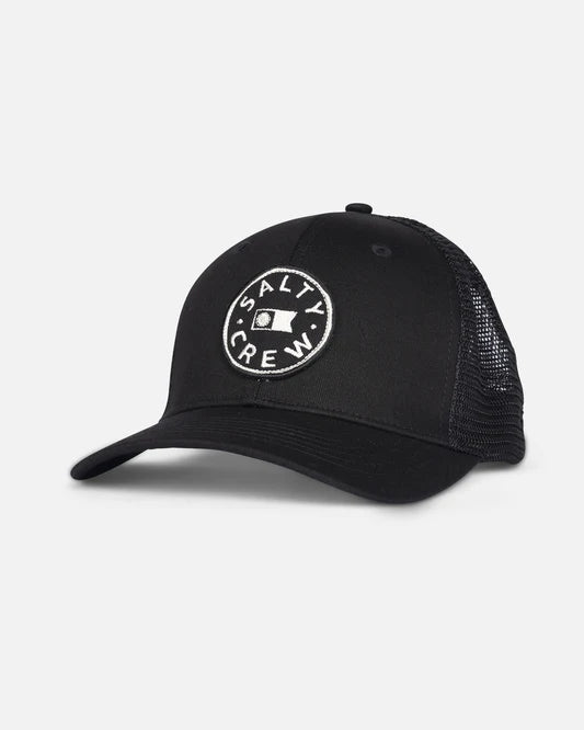 Salty Crew Watermark Retro Trucker - Black - Spin Limit Boardshop