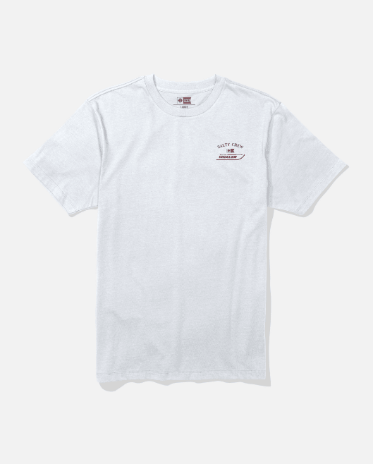 Salty Crew Whaler Chase Classic Tee - White - Spin Limit Boardshop
