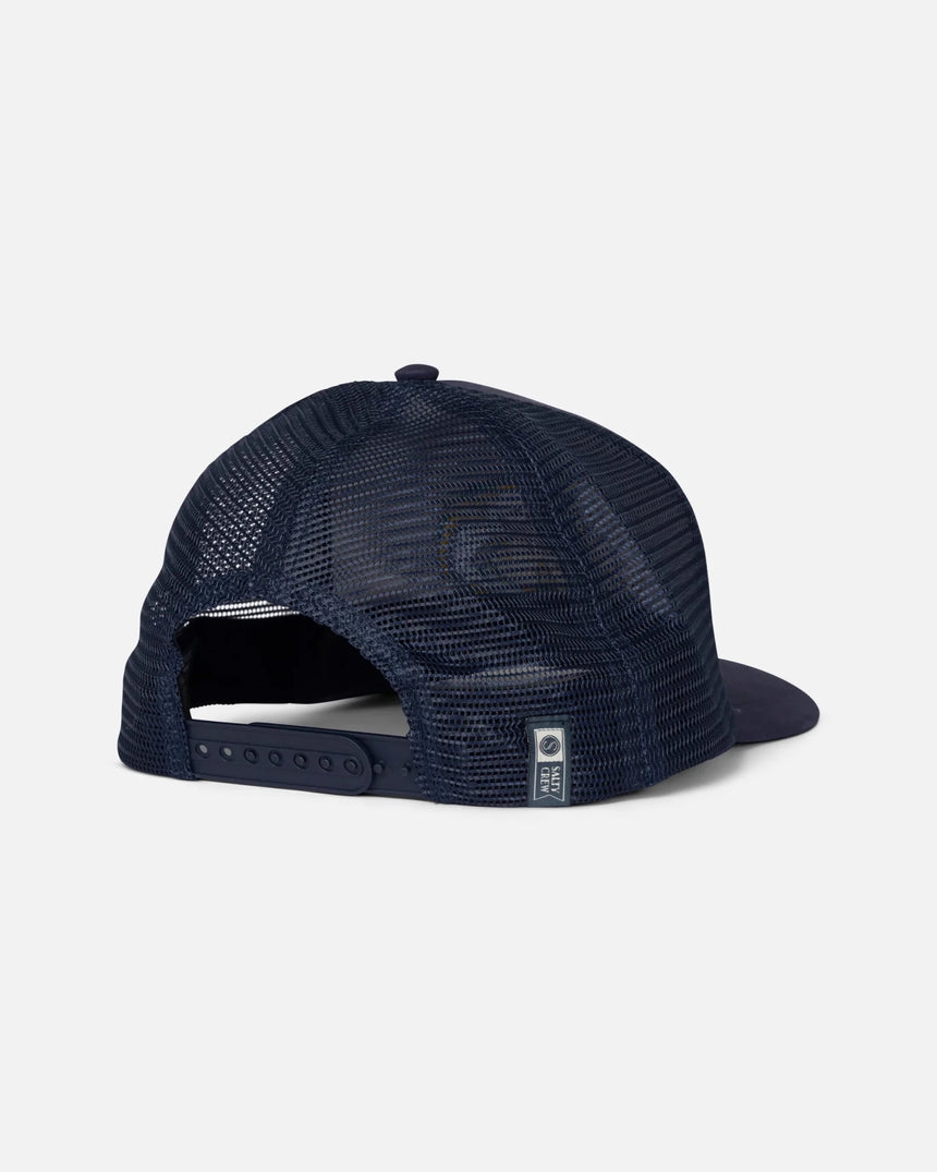 Salty Crew Yellow Tailed Trucker Hat - Midnight Navy - Spin Limit Boardshop