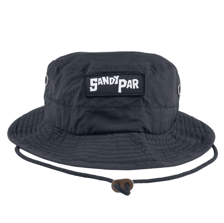 Sandy Par In The Boonie Nylon Bucket Hat - Black - Spin Limit Boardshop
