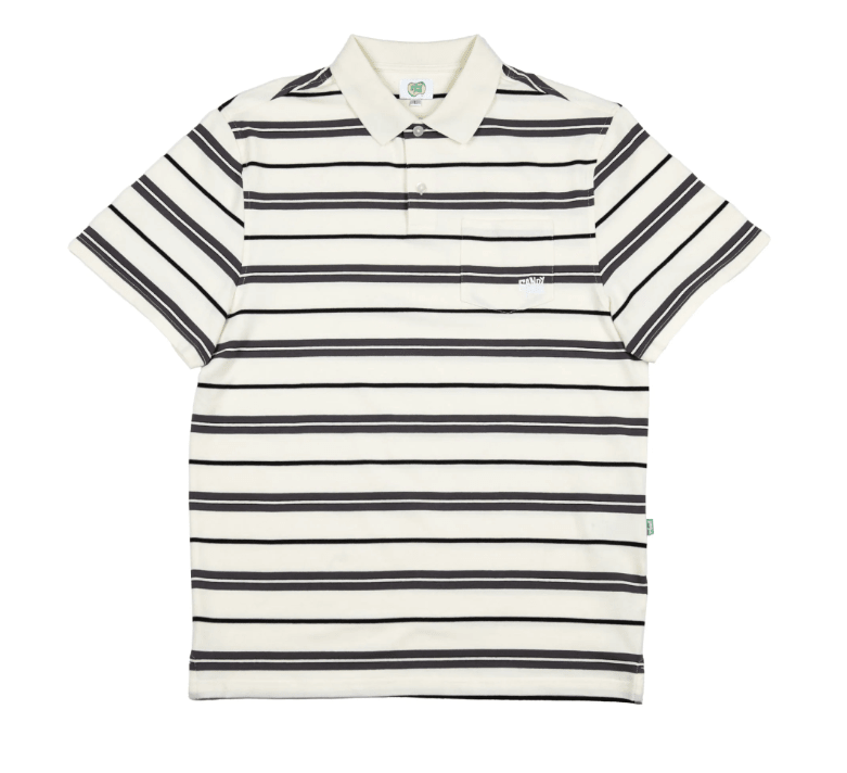 Sandy Par La Mirada Polo - White - Spin Limit Boardshop