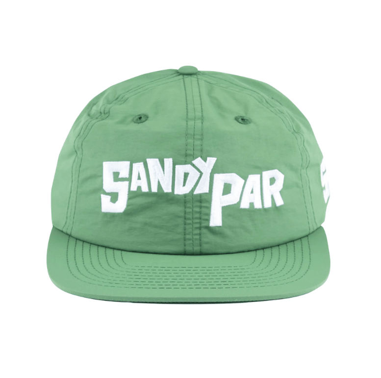 Sandy Par Nylon 6 - Panel Hat - Green - Spin Limit Boardshop