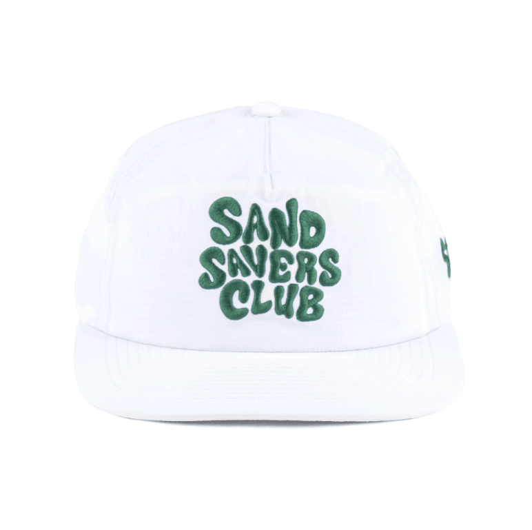 Sandy Par Sand Savers Blub Hat - White - Spin Limit Boardshop