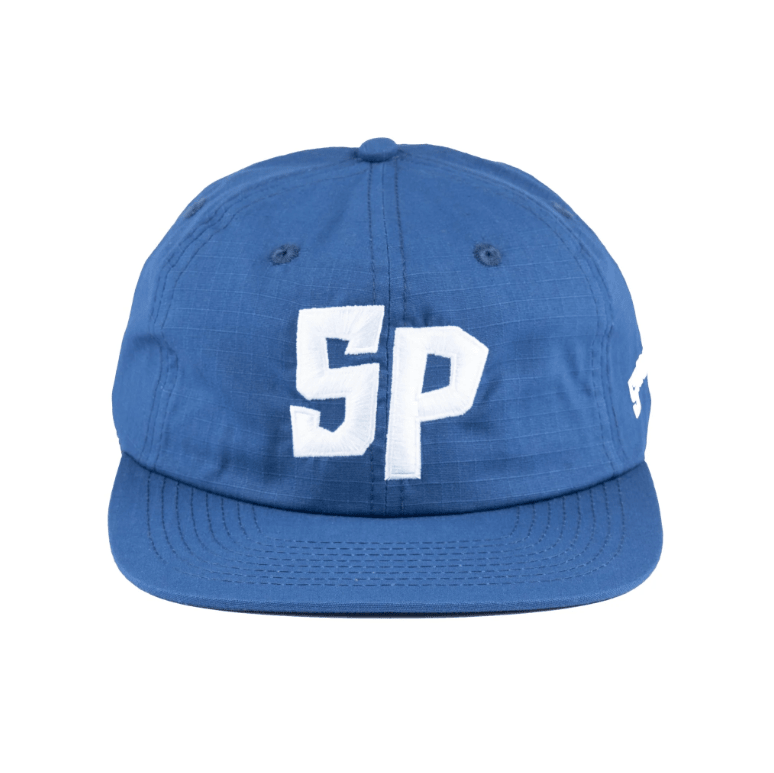 Sandy Par SP Logo Hat - Blue - Spin Limit Boardshop