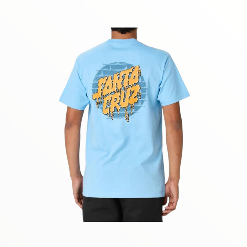 Santa Cruz Delfino Spotlight Dot Tee - Blue - Spin Limit Boardshop