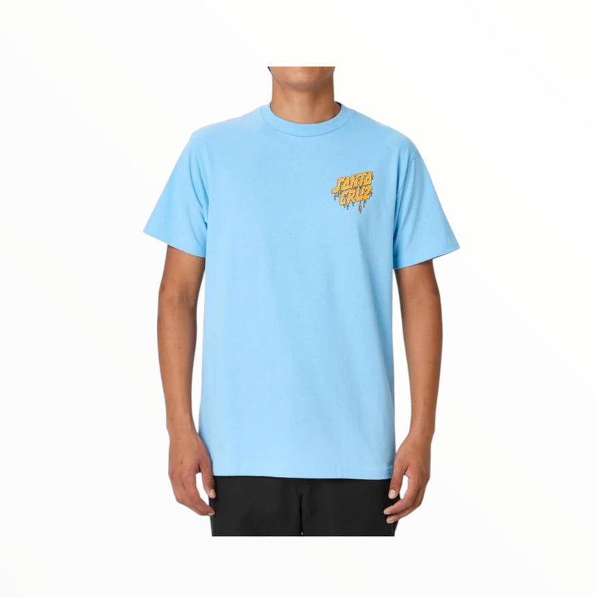 Santa Cruz Delfino Spotlight Dot Tee - Blue - Spin Limit Boardshop