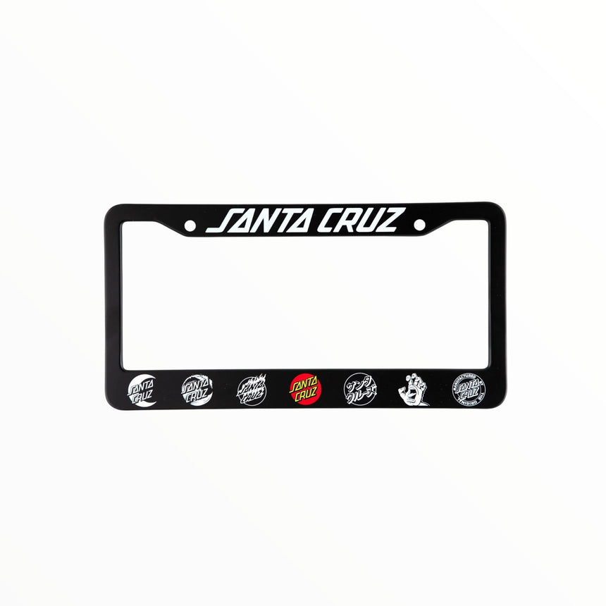 Santa Cruz License Plate Frame Logo Classic - Spin Limit Boardshop