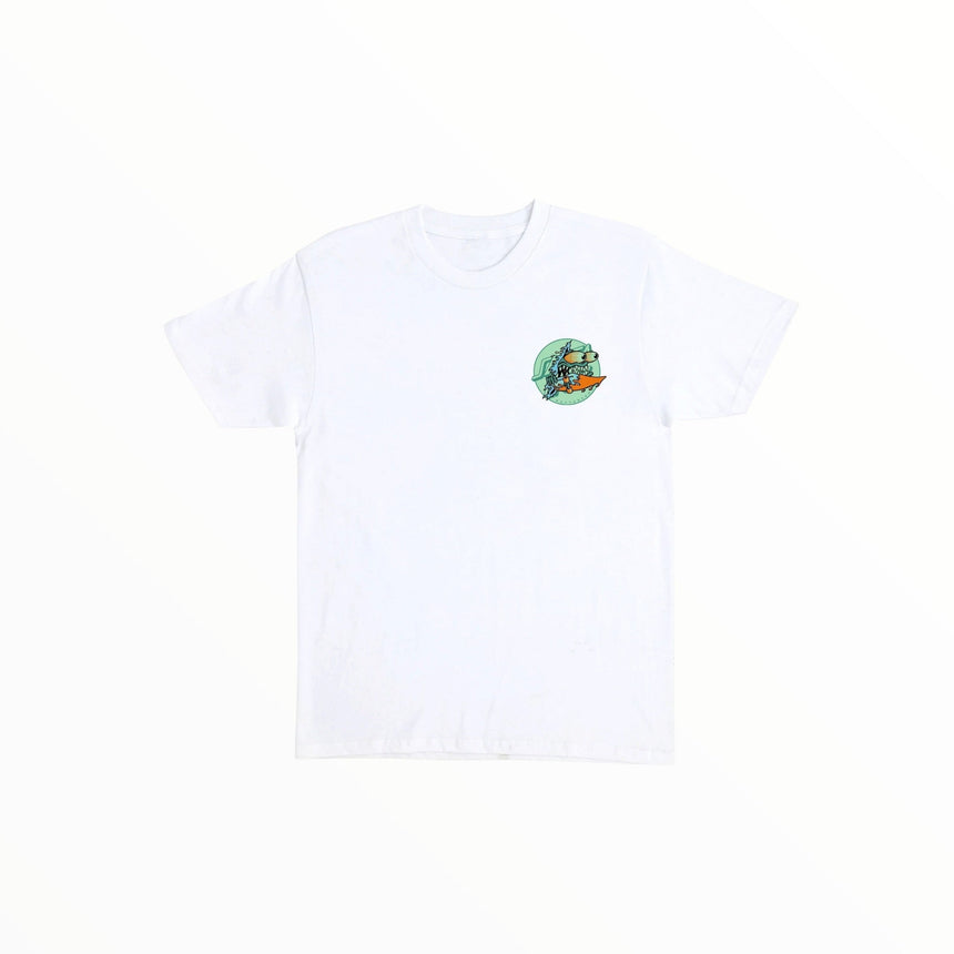 Santa Cruz Meek Slasher Box Tee - White - Spin Limit Boardshop