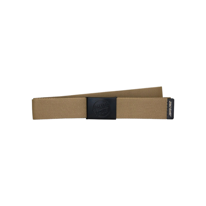 Santa Cruz Opus Dot Web Belt - Coyote Brown - Spin Limit Boardshop