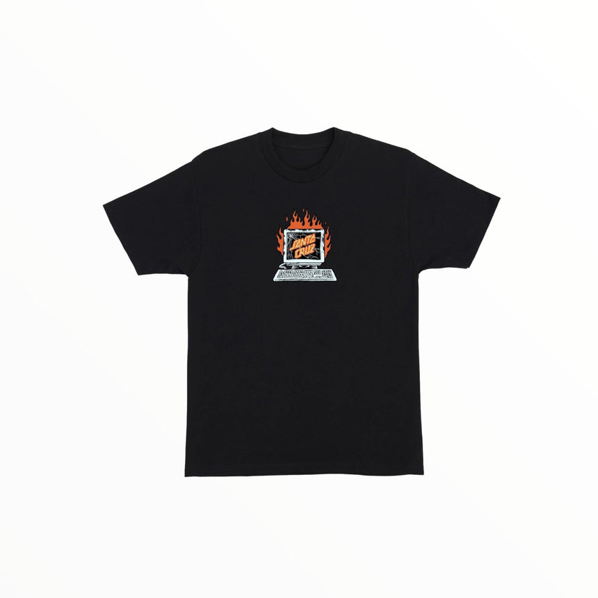 Santa Cruz Self Destruct Tee - Black - Spin Limit Boardshop