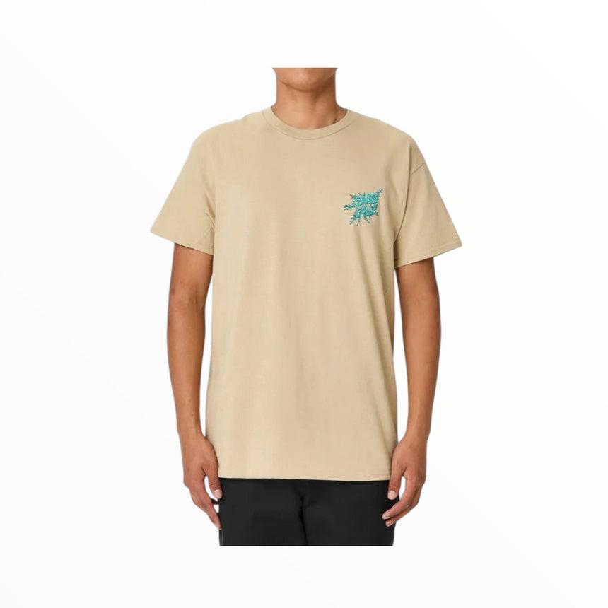 Santa Cruz Shark Jaw Tee - Tan - Spin Limit Boardshop