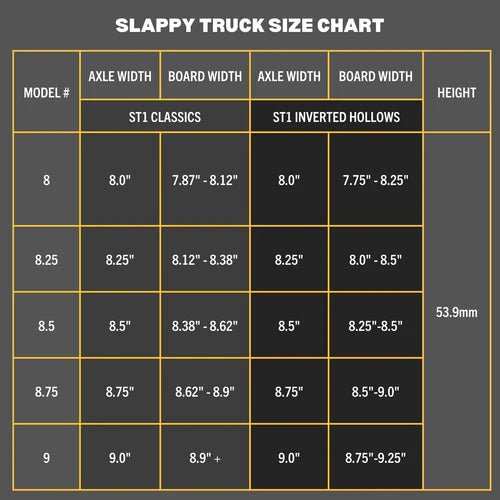 Slappy ST1 Inverted Hollow Light Polished 8.5 - Spin Limit Boardshop
