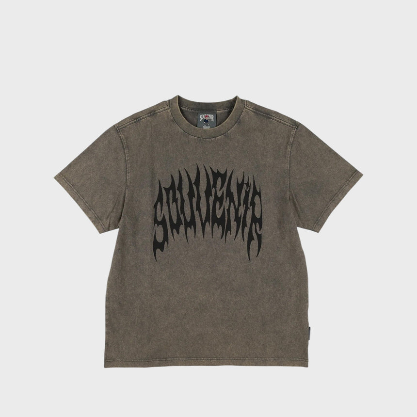 Souvenir Dirty S Tee - Light Grey - Spin Limit Boardshop