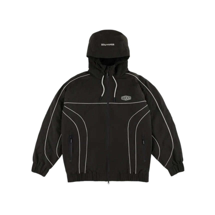 Souvenir Insulated Track Jacket - Vintage Black - Spin Limit Boardshop