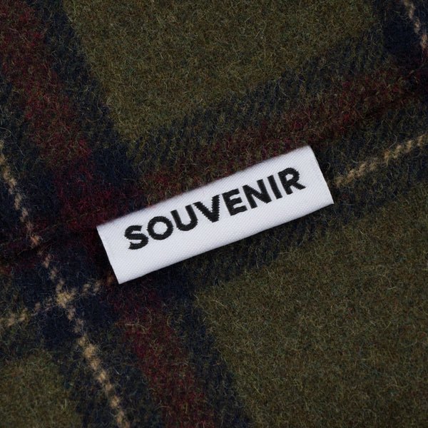 Souvenir Quilted Flannel Shirt - Army - Spin Limit Boardshop