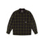 Souvenir Quilted Flannel Shirt - Army - Spin Limit Boardshop